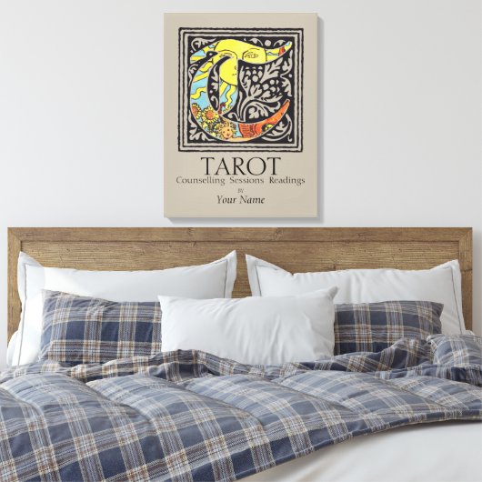 TAROT Sessions, counseling, - Wrapped Canvas (Insitu (Slaapkamer))