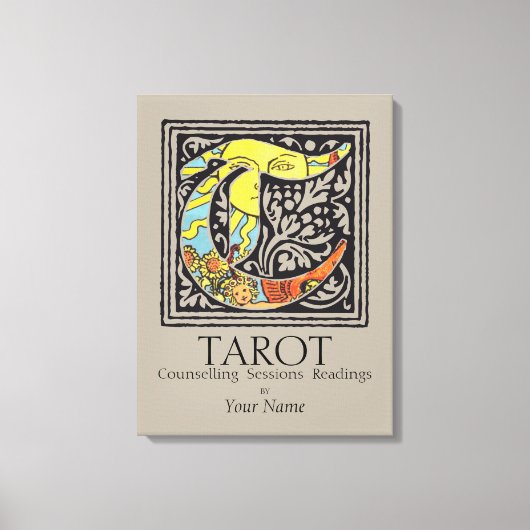 TAROT Sessions, counseling, - Wrapped Canvas (Voorkant)