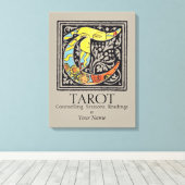 TAROT Sessions, counseling, - Wrapped Canvas Afdruk (Insitu (Houten vloer))