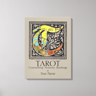 TAROT Sessions, counseling, - Wrapped Canvas Afdruk