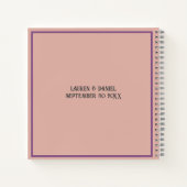 Tarot Skelet Lovers Bruiloft Gastenboek Notitieboek (Achterkant)