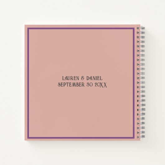 Tarot Skelet Lovers Bruiloft Gastenboek Notitieboek (Achterkant)