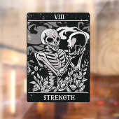 Tarot Skeleton Sterkte Raamsticker (Vel 2)