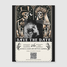 Tarot Skeletten Bruid Bruidegom Huwelijk  Datum op