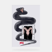 Tarot Snake Print Acryl Bord (Voorkant)