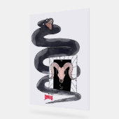 Tarot Snake Print Acryl Bord (Hoek)