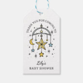 Tarot Stars Baby Boy Shower Thank You Favor Cadeaulabel (Voorkant)