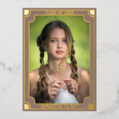 Tarot Stijl Folie Uitnodiging (Voorkant)