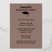 Tarot Stijl Folie Uitnodiging (Achterkant)