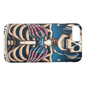 Tarot Style Skeleton iPhone / iPad hoesje (Achterkant (Horizontaal))