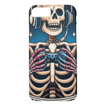 Tarot Style Skeleton iPhone / iPad hoesje