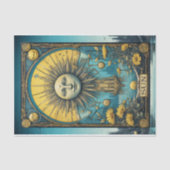  Tarot Sun Kaart Tissuepapier (Voorkant)