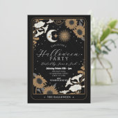 Tarot Sun Moon Lijn Halloween Spirits Kaart (Staand voorkant)