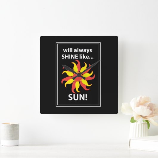 Tarot Sun Mystical Tarot Vierkante Klok (Huis)