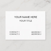 Tarot Sun Mystical Tarot Visitekaartje (Achterkant)