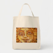 Tarot the Sun Grocery Bag Tote Bag (Voorkant)