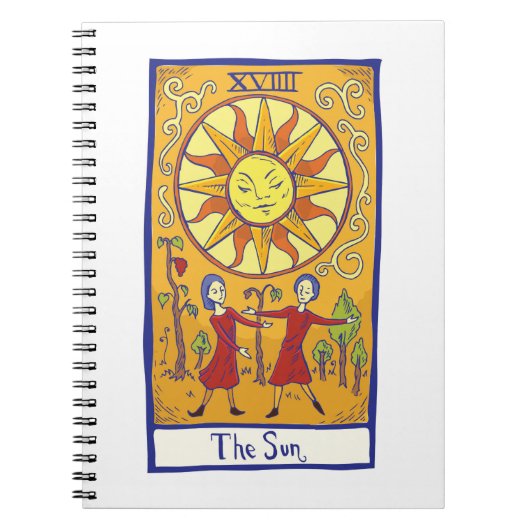 Tarot the Sun Notitieboek (Voorkant)