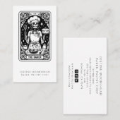 Tarot thema bakker gebak chef dessert cateraar visitekaartje (Voorkant / Achterkant)