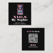 Tarot Theme Nail Tech Nail Art Visitekaartje (Voorkant / Achterkant)