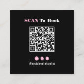 Tarot Theme Nail Tech Nail Art Visitekaartje (Achterkant)