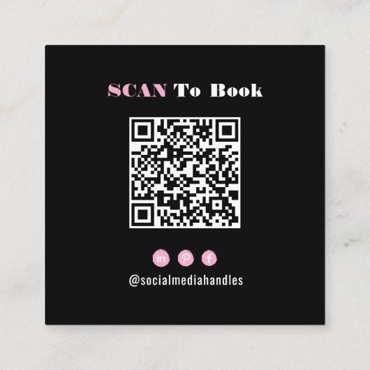 Tarot Theme Nail Tech Nail Art Visitekaartje (Achterkant)