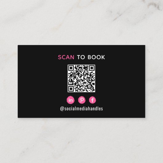 Tarot Theme Nail Tech Nail Art Visitekaartje (Achterkant)