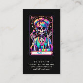 Tarot Theme Nail Tech Nail Art Visitekaartje (Voorkant)