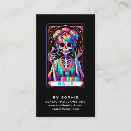 Tarot Theme Nail Tech Nail Art Visitekaartje
