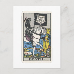 Tarot Tod Death Briefkaart