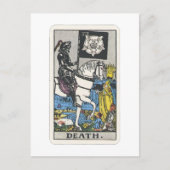 Tarot Tod Death Briefkaart (Voorkant)