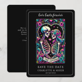 Tarot Trouwkaart Plat Save The Date (Voorkant / Achterkant)
