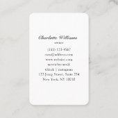 Tarot, Universum-Vleugels-Vrouw Visitekaartje (Achterkant)