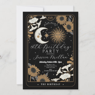 Tarot Verjaardagsfeestje Zon Maan Uitgelijnd Uitno Kaart