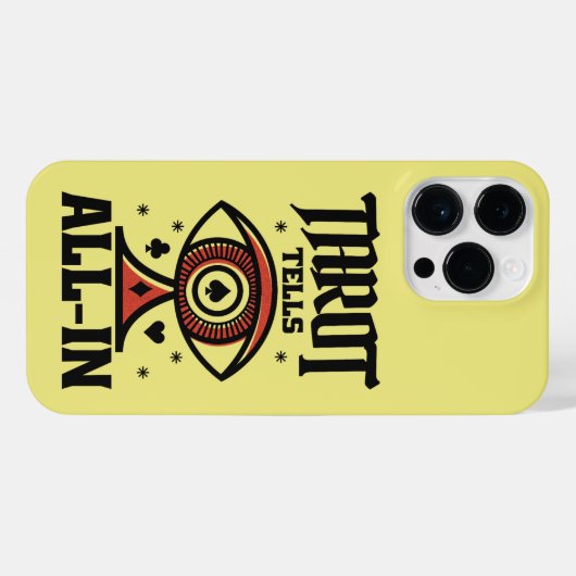 TAROT VERTELT ALLES iPhone HOESJE (Achterkant horizontaal)