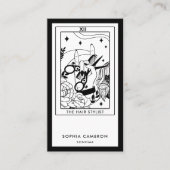 Tarot Visitekaartje Kapper (Voorkant)