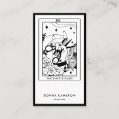 Tarot Visitekaartje Kapper (Voorkant)