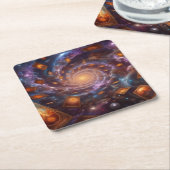 Tarot Vortex-Onderzetter Kartonnen Onderzetters (Schuin)