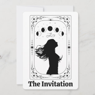 Tarot Vrijgezellenfeest Uitnodiging Hemelse Maan