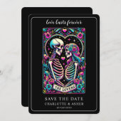 Tarot Wedding Bespaar Flat Save The Date (Voorkant / Achterkant)