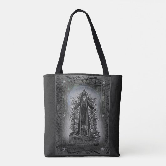 Tarot Witch ~ Sterkte Tote Bag (Achterkant)