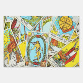 Tarot Wrapping Paper Flat Sheet Set van 3 (Voorkant)
