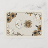 Tarot zon maan foto dank u trouwkaarten informatiekaartje (Achterkant)