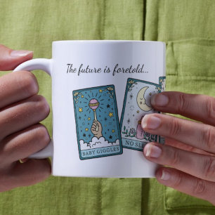 Tarot Zwangerschap Baby Girl Reveal voor Familie Koffiemok
