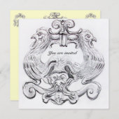 TAROT zwart metallic zilver Kaart (Voorkant / Achterkant)