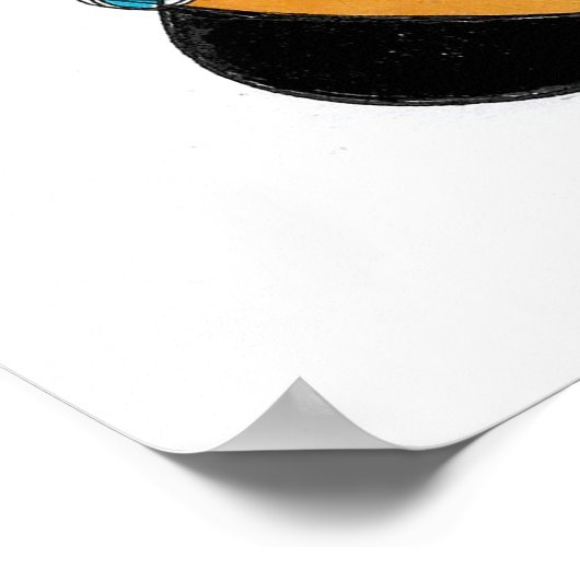 Tarotboeddha-inkt Poster (Hoek)