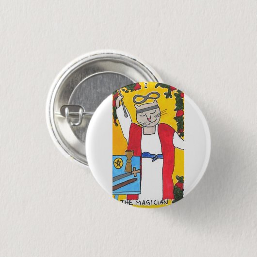Tarotcats Ronde Button 3,2 Cm (Voorkant /achterkant)