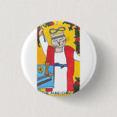 Tarotcats Ronde Button 3,2 Cm (Voorkant)
