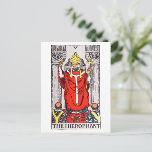 tarothiërogant briefkaart (Staand voorkant)