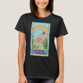 Tarotkaart 10 van bekertjes en honden t-shirt (Voorkant)