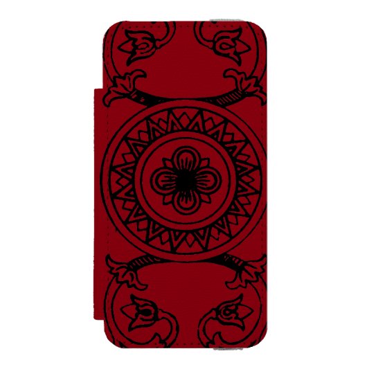 Tarotkaart: Ace of Pences Incipio iPhone Portemonnee Hoesje (Voorkant Agenda)